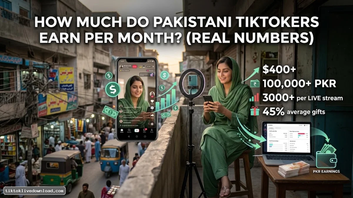 How Much Do Pakistani TikTokers Earn Per Month? (Real Numbers Breakdown)