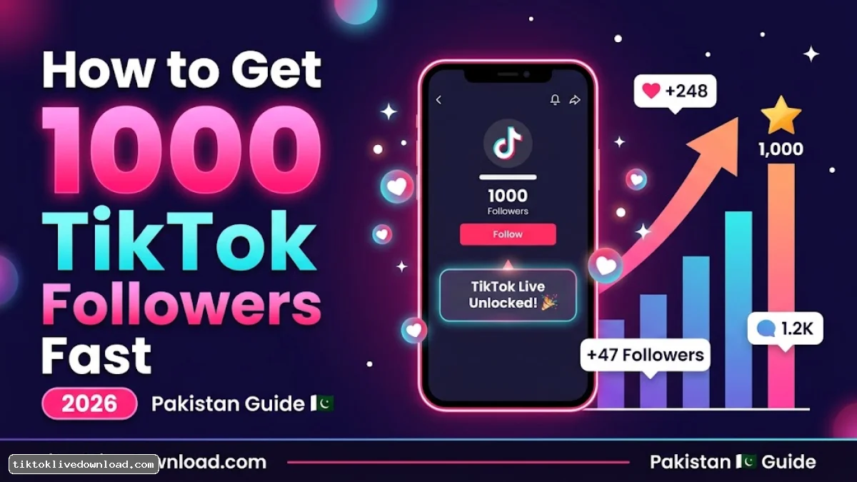 How to Get 1000 TikTok Followers Fast in Pakistan 2026